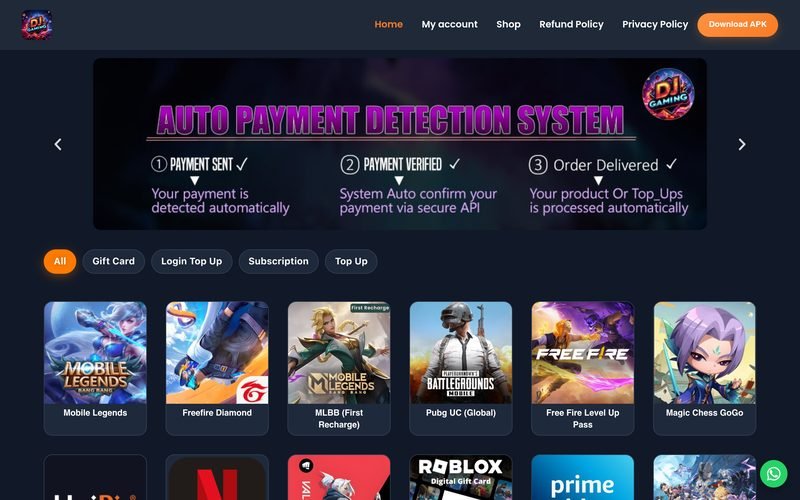 DJ Gaming Store